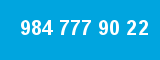 984 777 90 22 984 777 90 22